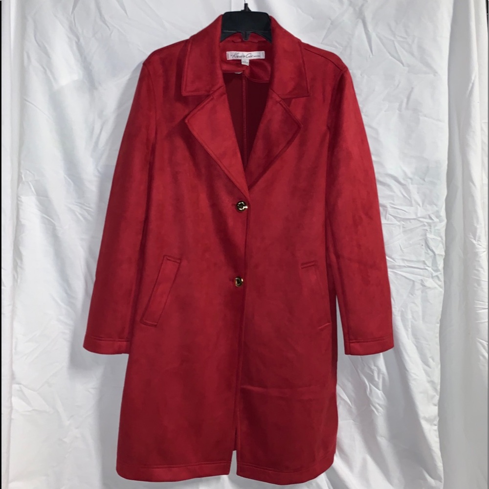 Red Suede Kenneth Cole Coat